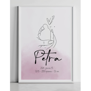 Emlékőrző plakát - talpacska