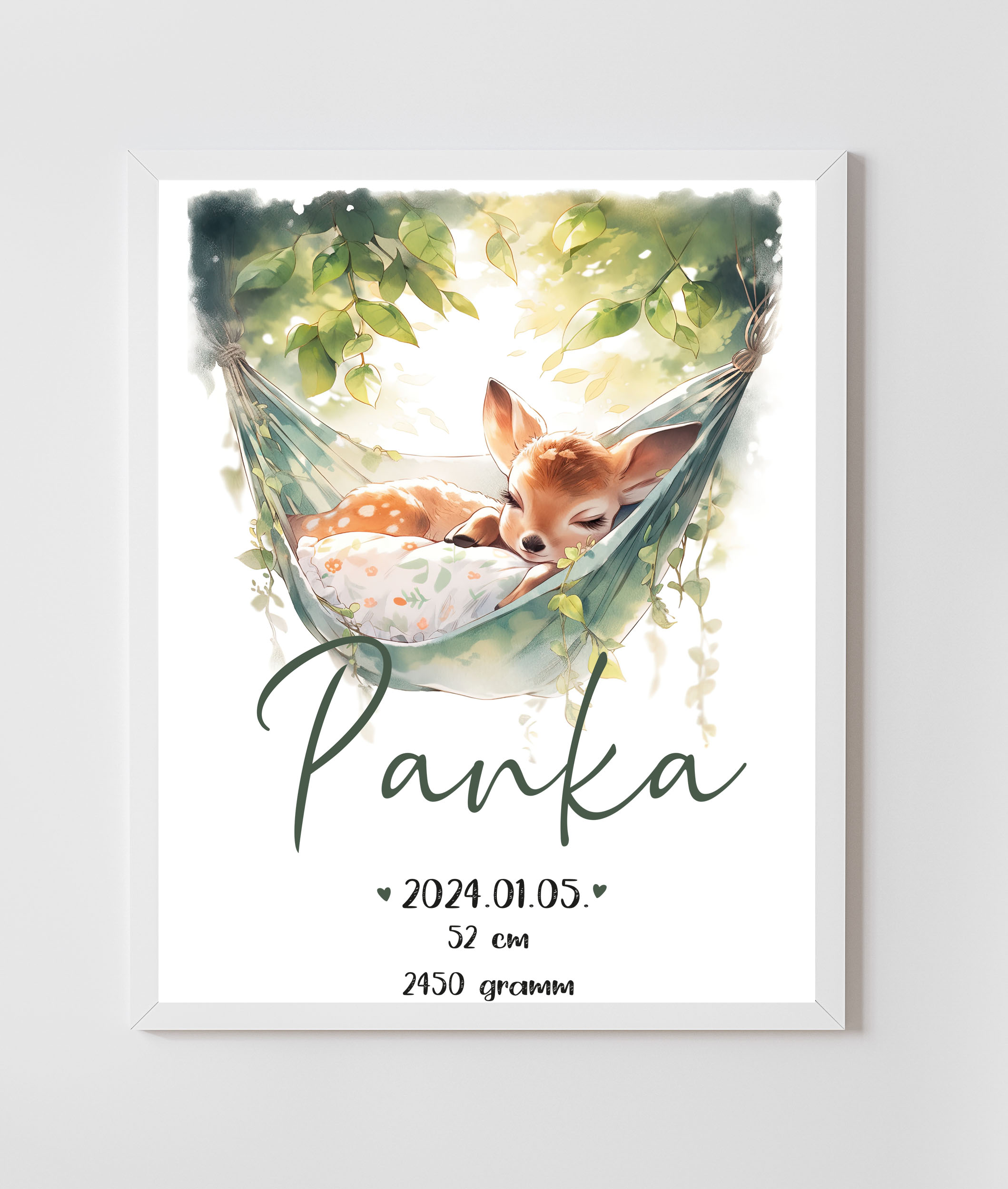 Emlékőrző plakát - őzike