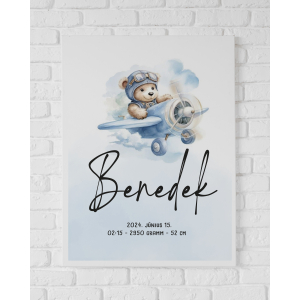 Babaköszöntő "repülő" plakát