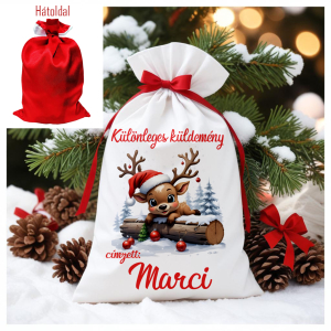 Mikulás zsák "őzike"