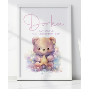 Emlékőrző plakát - kis maci