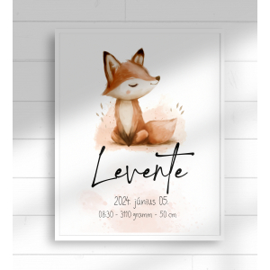 Emlékőrző plakát - róka