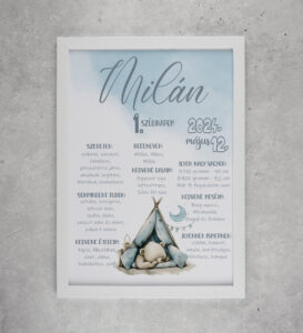 Szülinapi plakát - sátor