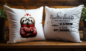 Díszpárna "lajhárok"