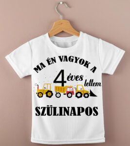 szülinapi póló munkagépekkel