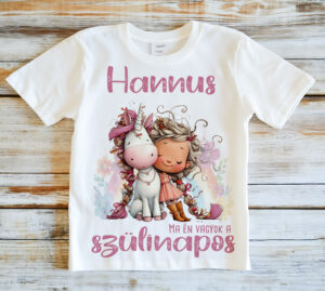 egyedi ajándék szülinapi póló pólónyomtatás csepel