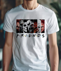 Férfi póló " hallowen friends "