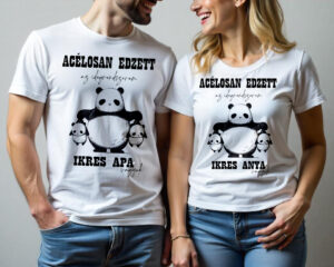 Páros póló "ikres szülők"