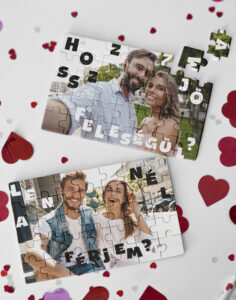 különleges lánykérés, fiúkérés puzzle