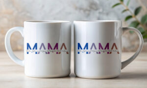 egyedi ajándékok mama bögre - unokák nevével