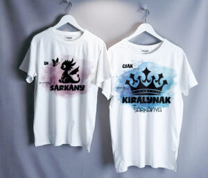 Duó pólók - király és a sárkánya