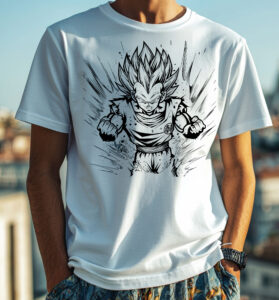 Férfi póló " son goku "