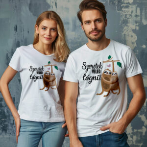 Páros póló "szeretek veled lógni"