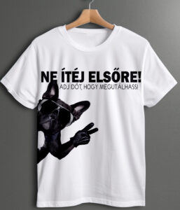 Női póló - ne ítélj elsőre