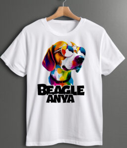 Női póló - beagle