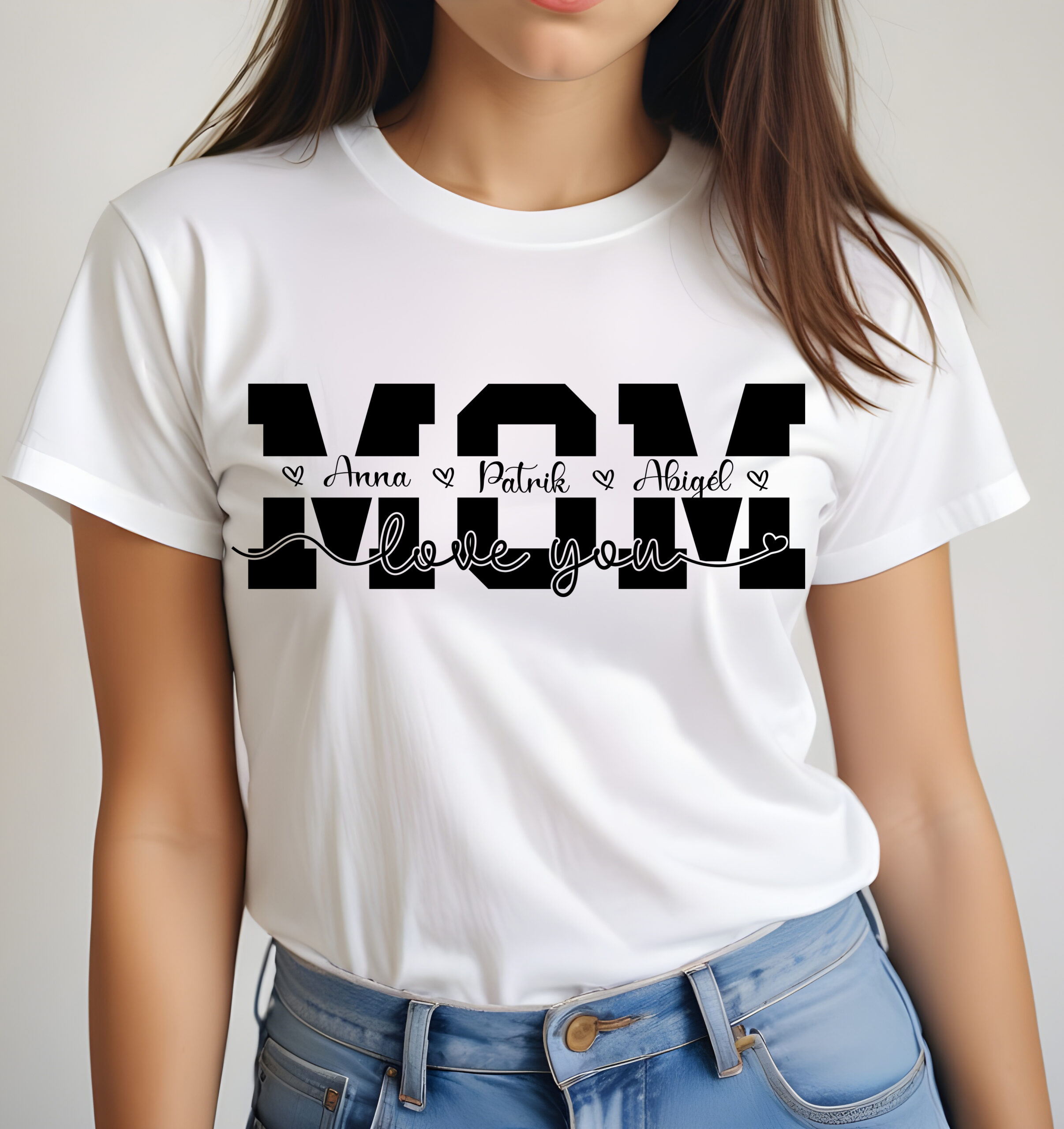 MOM póló - nevekkel