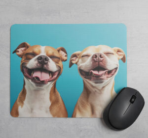 Egérpad - vidám boston terrierek