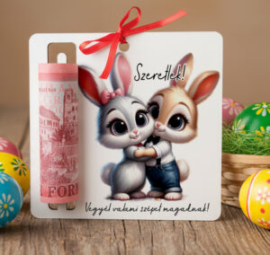 Nyuszipár - pénzátadó