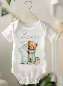 1 éves body - névvel