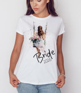 Bride - lánybúcsú póló - egyedi grafikával
