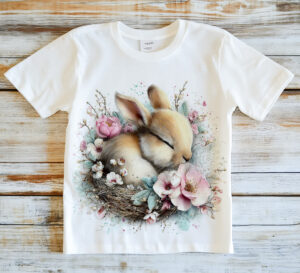 Húsvéti gyerek póló - nyuszika
