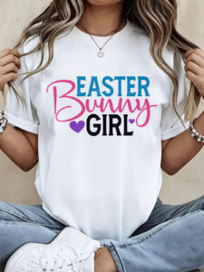húsvéti nyuszilány - női póló