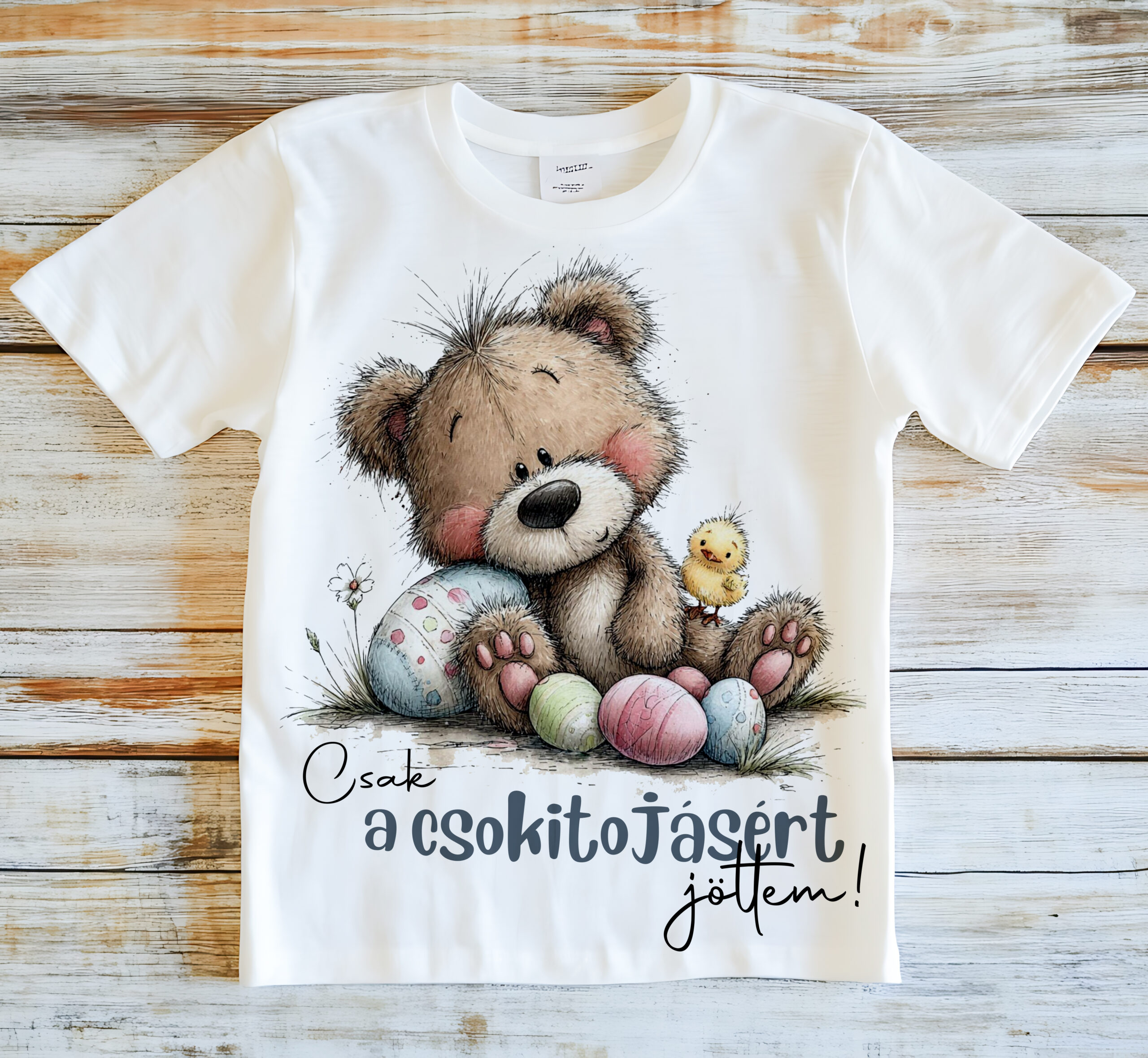 Macis húsvéti póló - felirattal