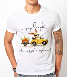 Vicces férfi húsvéti póló