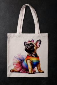 Bevásárlótáska - francia bulldog
