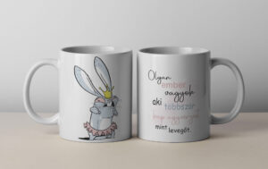 Poénos bögre - egyedi grafikával